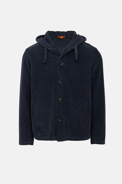 Barena Corduroy Hooded Jacket