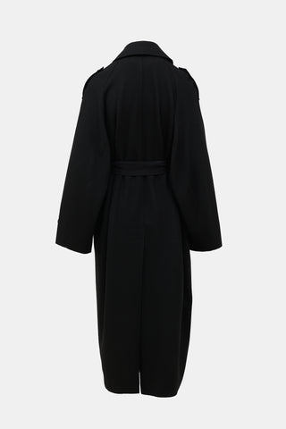 Barena Wool Belted Trench Coat