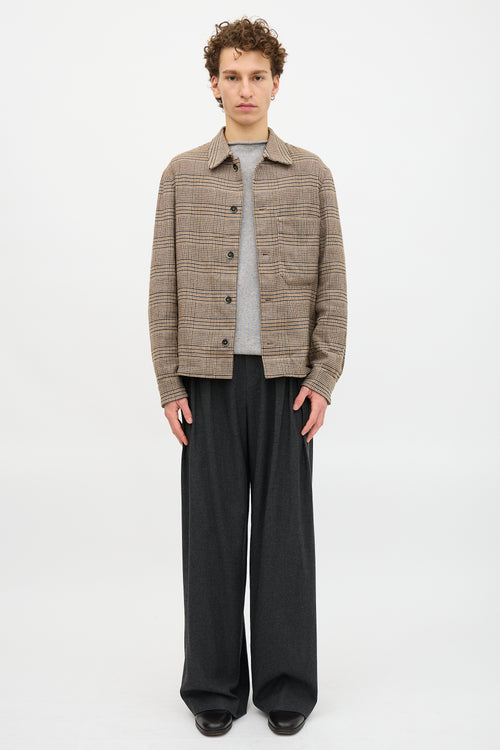 Barena Wool Check Shirt