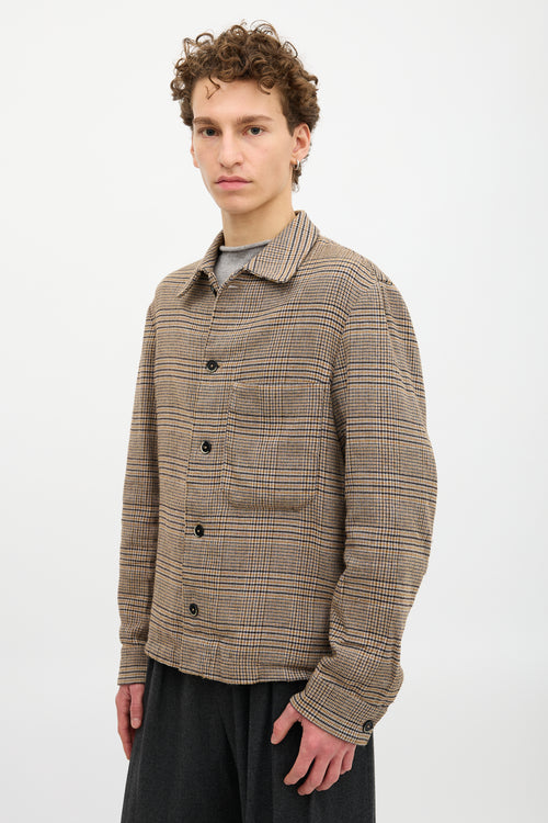 Barena Wool Check Shirt