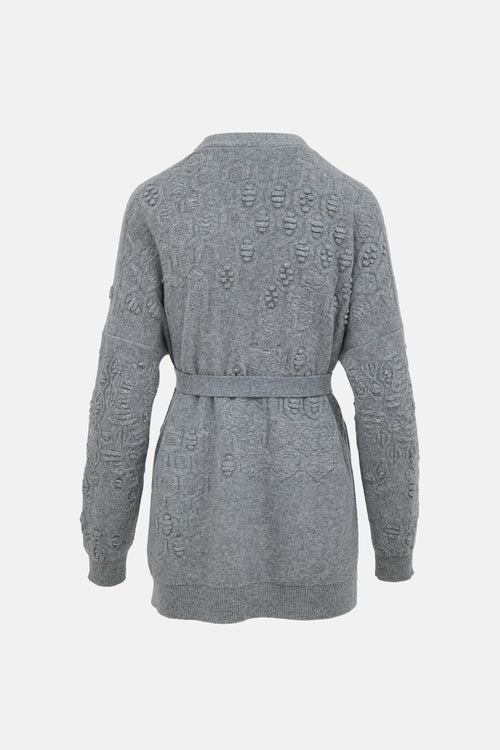 Barrie Cashmere Belted Cardigan