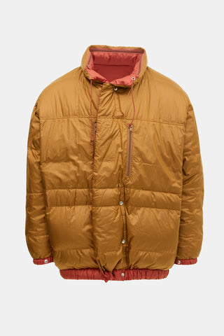 Beams Down & Nylon Reversible Puffer Jacket