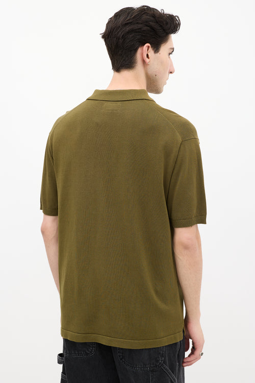 Beams Plus Green Short Sleeve Polo