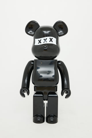 Be@rbrick X God Selection XXX Black 1000% Figurine