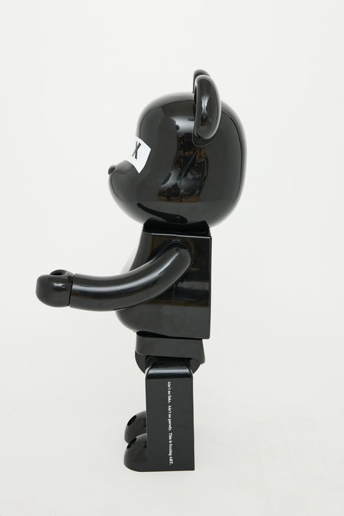 Be@rbrick X God Selection XXX Black 1000% Figurine