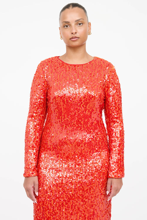 Beatrice Sequin Longsleeve Dress