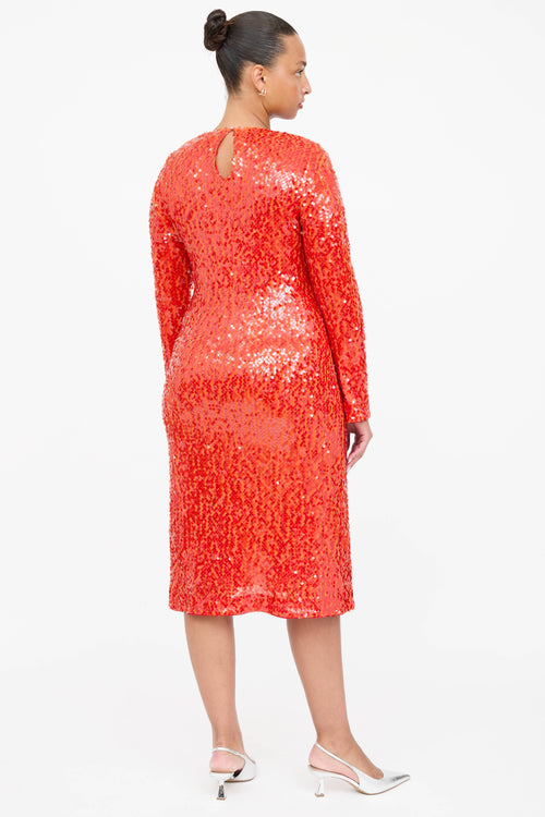 Beatrice Sequin Longsleeve Dress