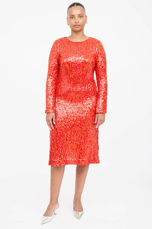 Beatrice Sequin Longsleeve Dress