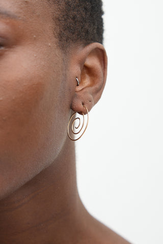Beaufille 10K Gold Spiral Earrings
