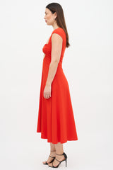 Beaufille Baes Cut Out Midi Dress