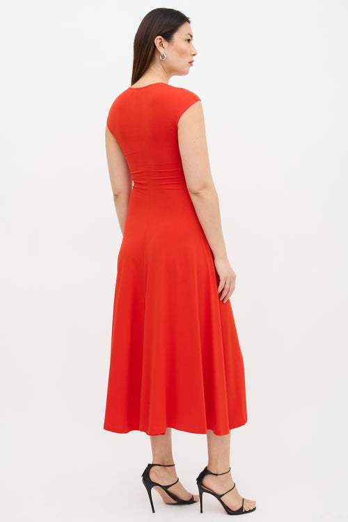 Beaufille Baes Cut Out Midi Dress