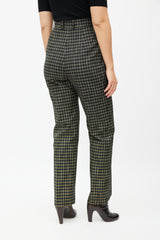 Beaufille Black & Multicolour Valli Plaid Trouser