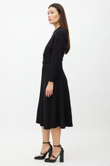 Beaufille Black Aquila Ribbed Dress