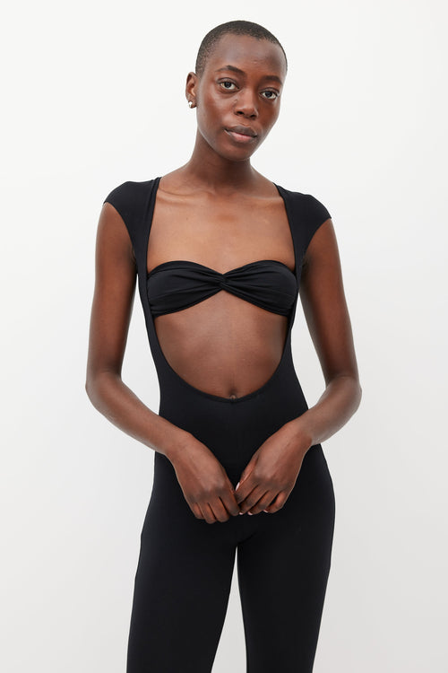 Beaufille Black Baes Cut Out Jumpsuit