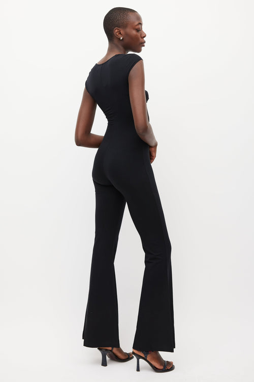 Beaufille Black Baes Cut Out Jumpsuit