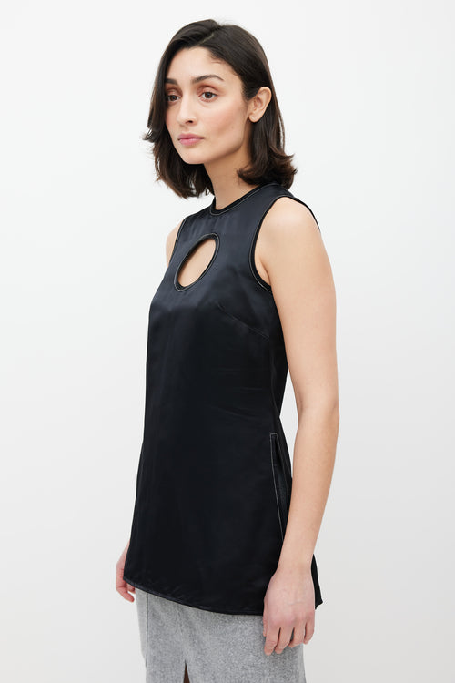 Beaufille Black Cut Out Durin Blouse