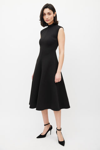 Beaufille Black Neoprene Getty Sleeveless Dress