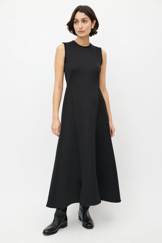 Beaufille Black Neoprene Zip Dress
