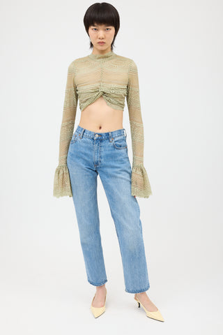 Beaufille Cropped Lace Frida Top