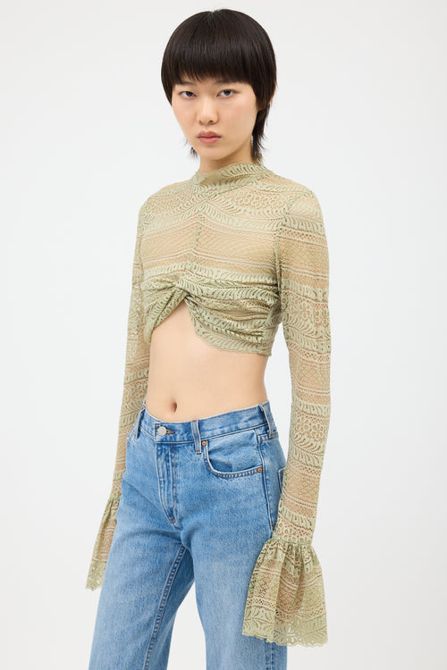 Beaufille Cropped Lace Frida Top