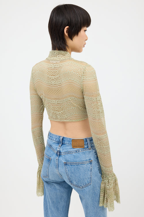 Beaufille Cropped Lace Frida Top