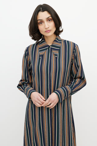 Beaufille Multicolour Stripe Long Shirt