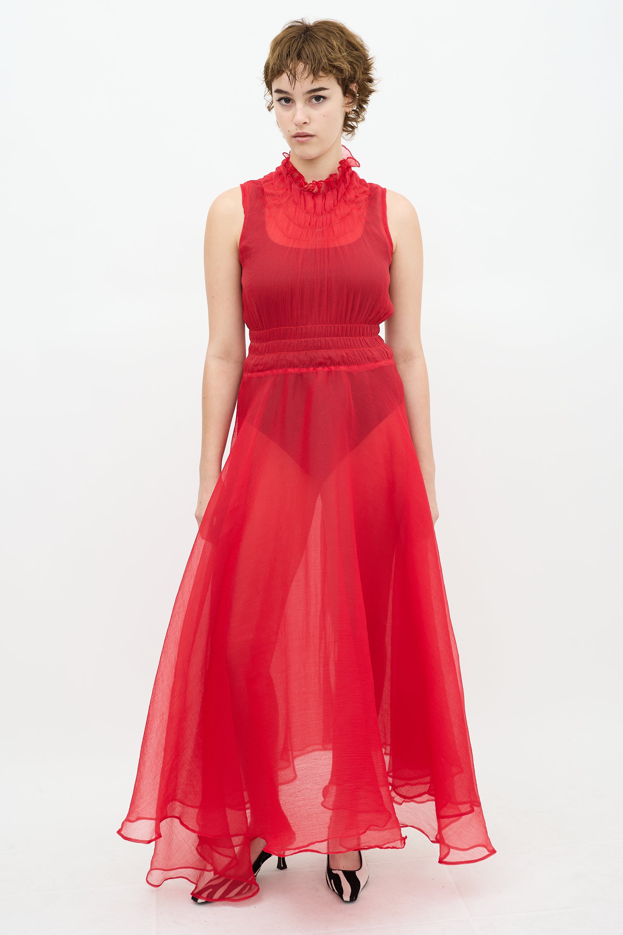 beaufille red dress Beaufille Red Baes Midi Dress Beaufille