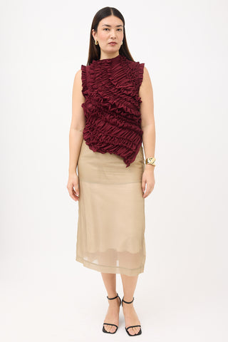 Beaufille Ruffled Vera Top