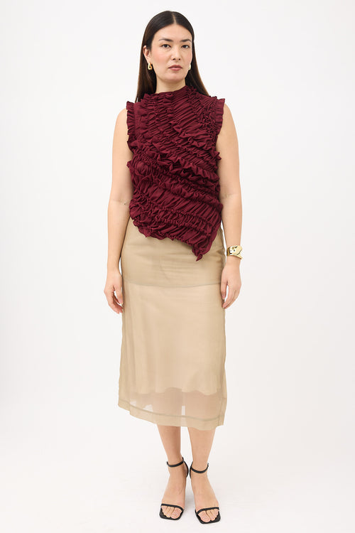 Beaufille Ruffled Vera Top