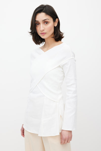 Beaufille // White Paloma Twist Blouse – VSP Consignment