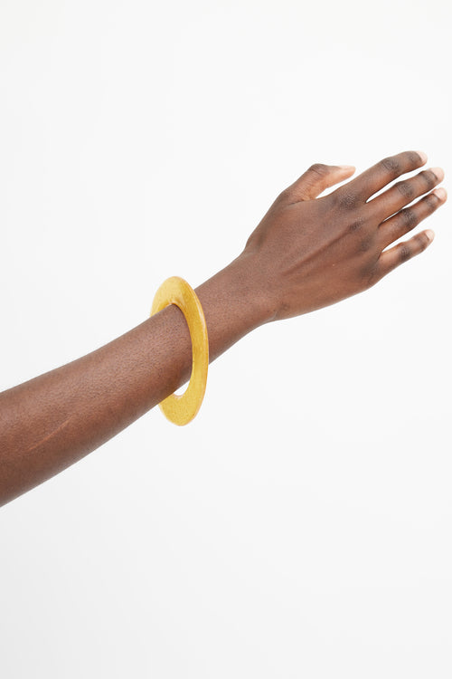 Beaufille Yellow Speckled Bangle