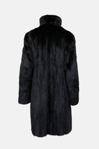 VSP Archive Pointed Collar Fur Coat