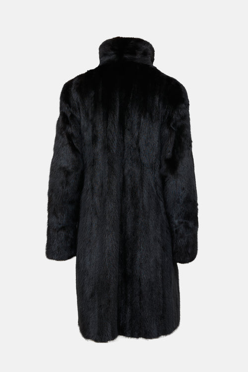 VSP Archive Pointed Collar Fur Coat