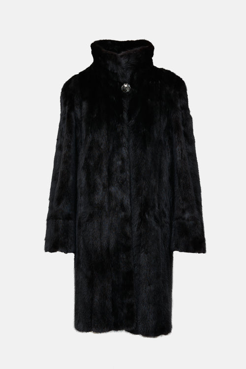 VSP Archive Pointed Collar Fur Coat