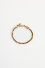 Emanuele Bicocchi Sterling Silver Gold Plated Braided Bracelet