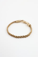Emanuele Bicocchi Sterling Silver Gold Plated Braided Bracelet