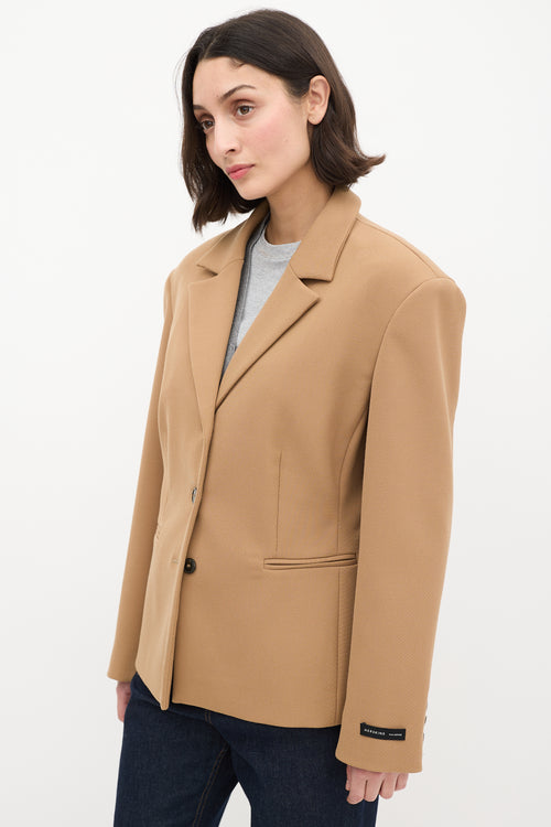 Birgitte Herskind Brown Wool Two Pocket Blazer