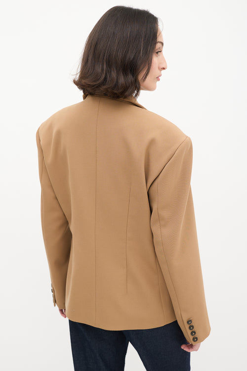 Birgitte Herskind Brown Wool Two Pocket Blazer