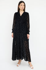 Birgitte Herskind Burnout Velvet Dot Paula Dress