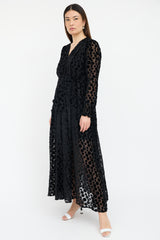 Birgitte Herskind Burnout Velvet Dot Paula Dress