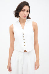 Birgitte Herskind White Mister Vest & Lotus Trouser Set