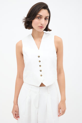 Birgitte Herskind White Mister Vest & Lotus Trouser Set