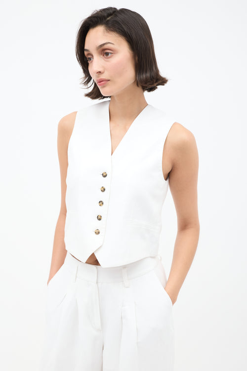 Birgitte Herskind White Mister Vest & Lotus Trouser Set