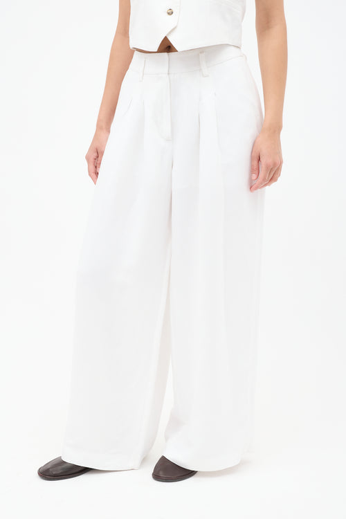 Birgitte Herskind White Mister Vest & Lotus Trouser Set