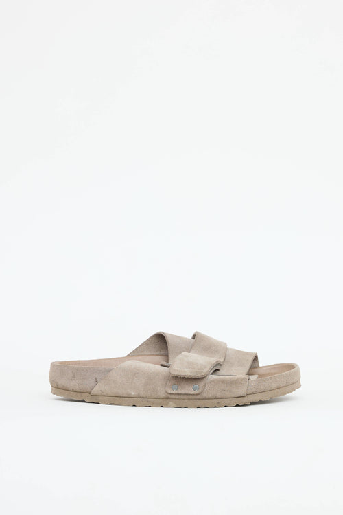 Birkenstock Suede Kyoto Slide