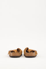 Birkenstocks Brown Suede Boston Mule