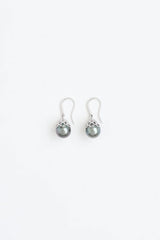Birks18K White Gold Tahitian Cultured Pearl Earrings