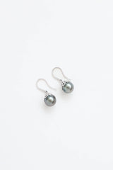 Birks18K White Gold Tahitian Cultured Pearl Earrings