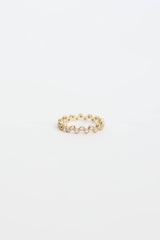 Birks18K Yellow Gold Diamond Iconic Stack Splash Ring