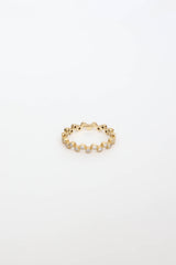 Birks18K Yellow Gold Diamond Iconic Stack Splash Ring